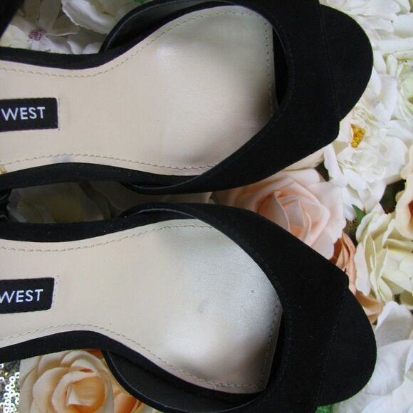 NIB Nine West suede platform heels 7 - Picture 7 of 12